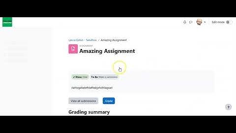 How to Provide Feedback in Assignments in Moodle 4.0