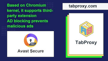 Tabproxy User Guide: How to set up a proxy in Avast Secure Browser