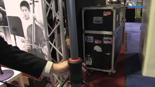 Gator GPA-Stand-2-W – Stretchy Speaker Stand Cover-2 sides Gator Frameworks ID Series Speaker Stand Overview - Sweetwater at Winter NAMM 2013