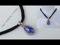 MODERN TEK TAŞ KOLYE YAPIMI / MODERN SINGLE STONE NECKLACE /NECKLACE MAKING /DİY /モダンシングルストーンネックレス