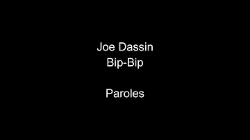 Joe Dassin-Bip Bip-paroles