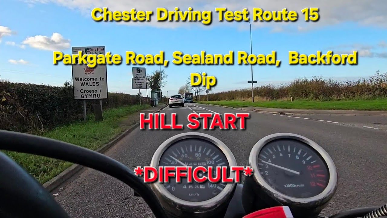 Chester Driving Test Route 15 - YouTube