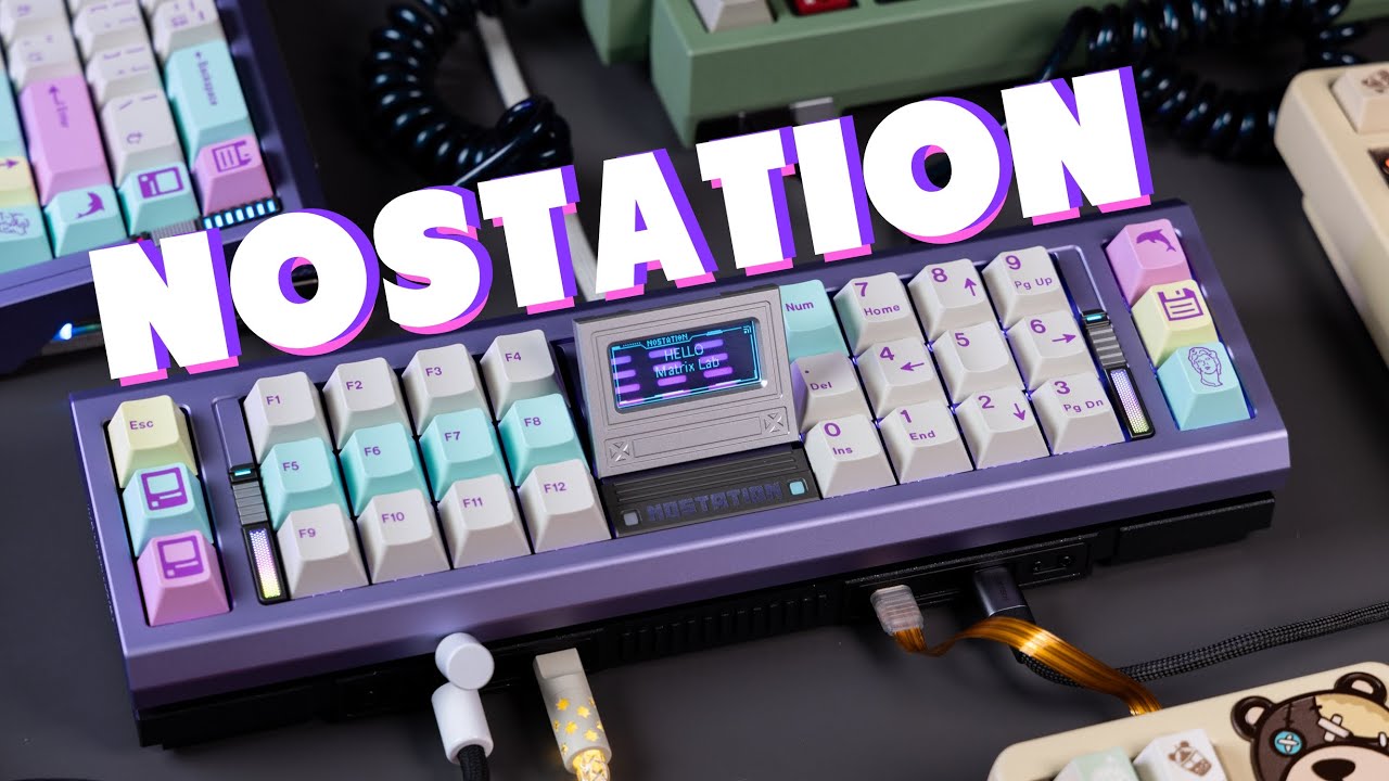 Matrix Lab NOSTATION,a interesting keyboard - YouTube