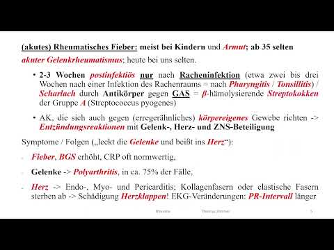 Video: Warum verlängertes PR-Intervall bei rheumatischem Fieber?