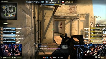 VP vs. NiP, StarSeries S12 LAN, map 1 mirage