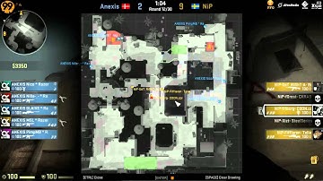 Anexis vs. NiP | Halbfinale, fnatic FragOut CS:GO-League 1 | de_dust2 Map 1