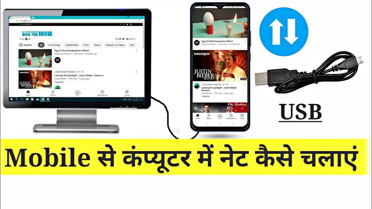 Computer me net kaise chalaye mobile se computers me net kaise