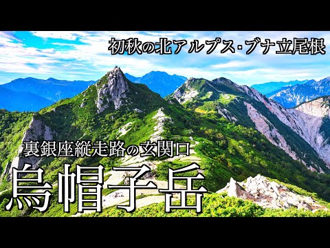 【テント泊登山】初秋の烏帽子岳｜高瀬ダムからブナ立尾根を経て北アルプス裏銀座縦走路の起点の鋭鋒へ＜Japan in 4K＞