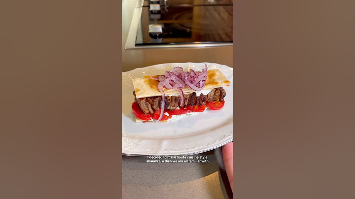 Шаурма в стиле высокой кухни!