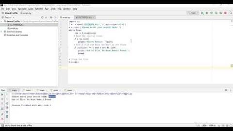 Searching long text file with python and shell scripts