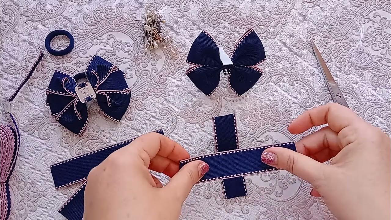 Очень популярные бантики 🎀 из декоративной ленты 2,5см. - YouTube