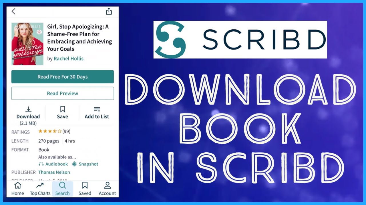 How To Download Book In Scribd Audiobooks & ebooks YouTube