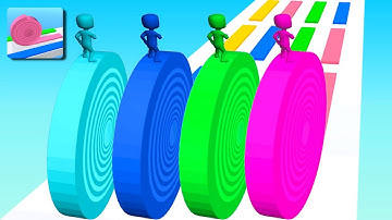 ✅Layers Roll Game Max All Levels Gaming Walkthrough Android iOS