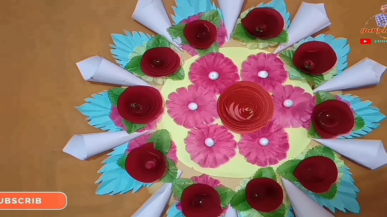 Craft Paper Se Home Decoration Kaise Karen // Wall Hanging Ideas With