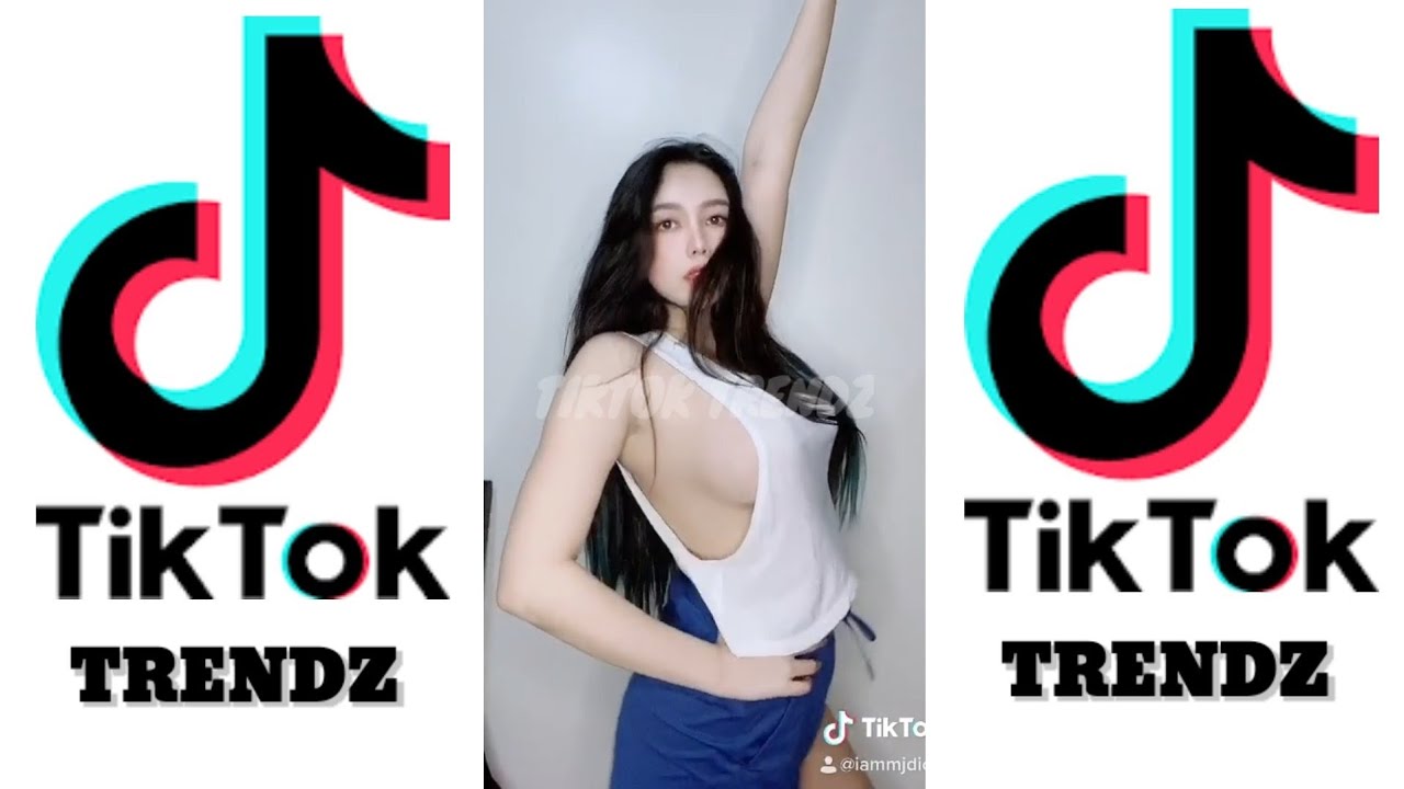 No bra challenge Tiktok trend big boobs bouncing
