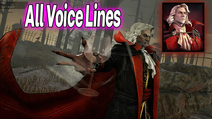 The Dark Lord All Voice Lines!
