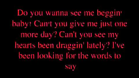 Cinderella -Don't Know What You Got Til It's Gone lyrics