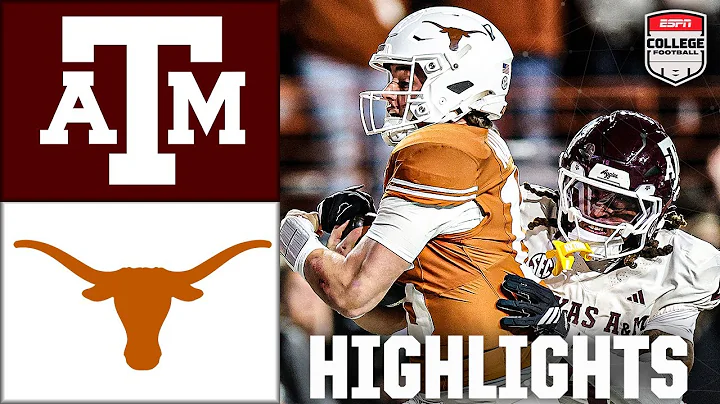 Texas A&M Aggies vs. Texas Longhorns | Full Game Highlights | ESPN College Football