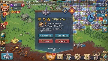 Lords Mobile K443. Bot sending resources to VT2 guild members.