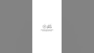﴿وأن إلى ربك المنتهى﴾ عكاشة كميني سورة النجمMuslim book
