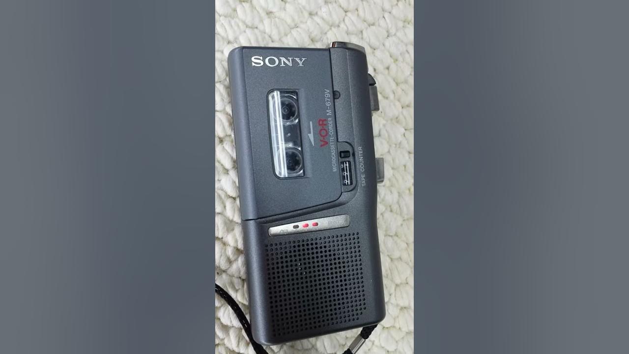 SONY Microcasstte Recorder Model M679V Handheld Voice Dictation