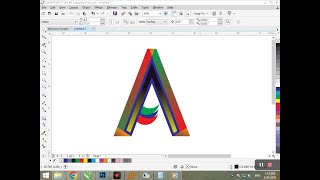 A logo in Corel Draw. Corel Draw Tutorial. #logo #logodesign #coreldrawtutorial