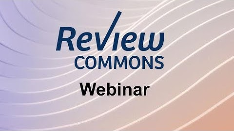 Review Commons: Journal-independent Peer Review in the Life Sciences