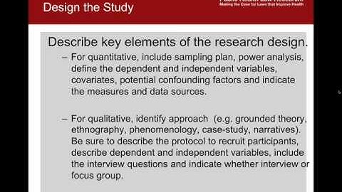 Building a PHLR Proposal Using the Scientific Method