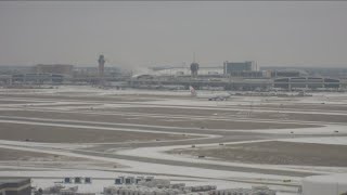 DFW Airport leads world in cancellations Tuesday