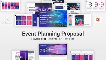 Event Planning Proposal PowerPoint Template Designs Examples | SlideSalad