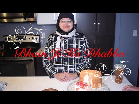 Angels Food Cake made by my Daughter | Daughter Takes over my Channel | Dhabba Style