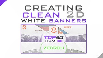 Photoshop Tutorial | Creating Clean 2D White Banners