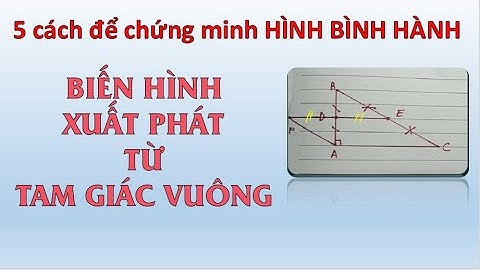 Hướng dẫn cách chứng minh hình học năm 2024