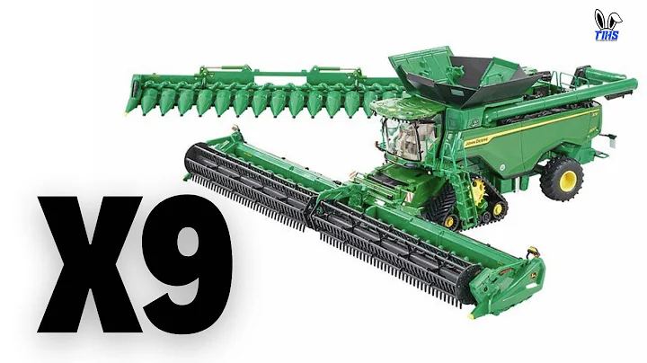 John Deere X9 Combine how it works animation.