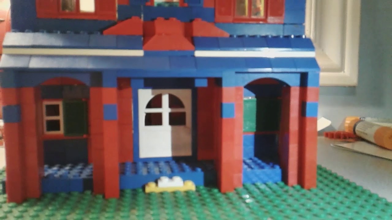 lego spider man house