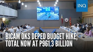 Bicam OKs DepEd budget hike; total now at P961.3 billion