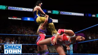 WWE 2K20 SMACKDOWN PEYTON ROYCE VS CHARLOTTE FLAIR VS NIKKI A.S.H.