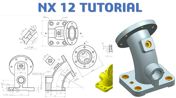 NX 12 Tutorial #65 | 3D Model Basic Beginners