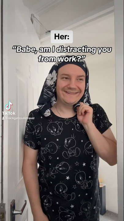 Pov: gf distracting you from work #couple #couples #women #love #relationship #funny #comedy