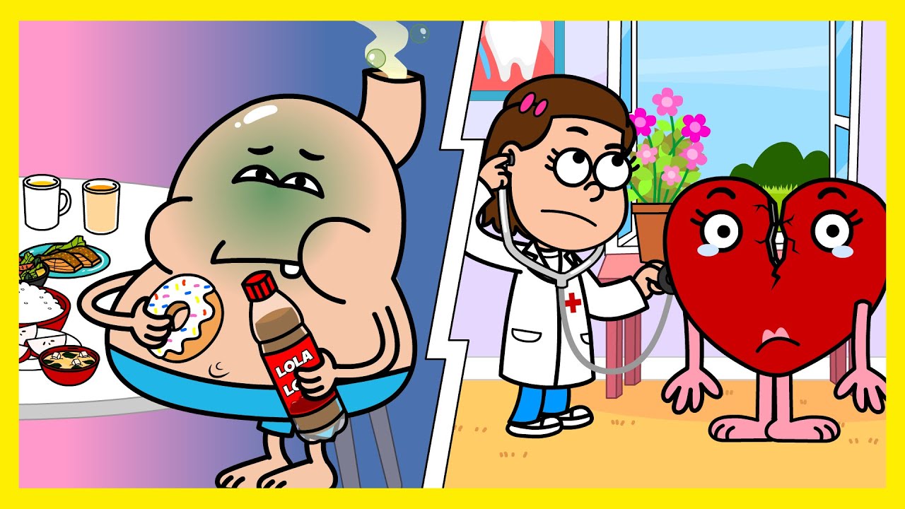 Doctora Bondadosa- Dulce y Salado -Corazon Roto - Hábitos saludables - Canciones infantiles Animados