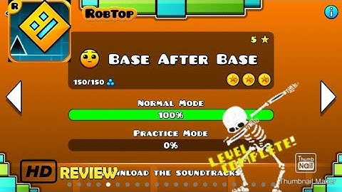 BASE AFTER BASE | GEOMETRY DASH | 100% Complete w/ SECRET COINS