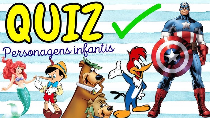 Quiz semana das crianças dos personagens