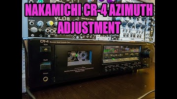 Nakamichi CR-4 Azimuth Adjustment with Rigol Oscilloscope