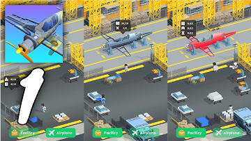 AirPlane Idle Construct Gameplay Walkthrough #1 (Android, IOS)