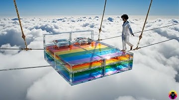 Which Floating Bed Would You Sleep In? (Oddly Satisfying & Relaxing AI ASMR)