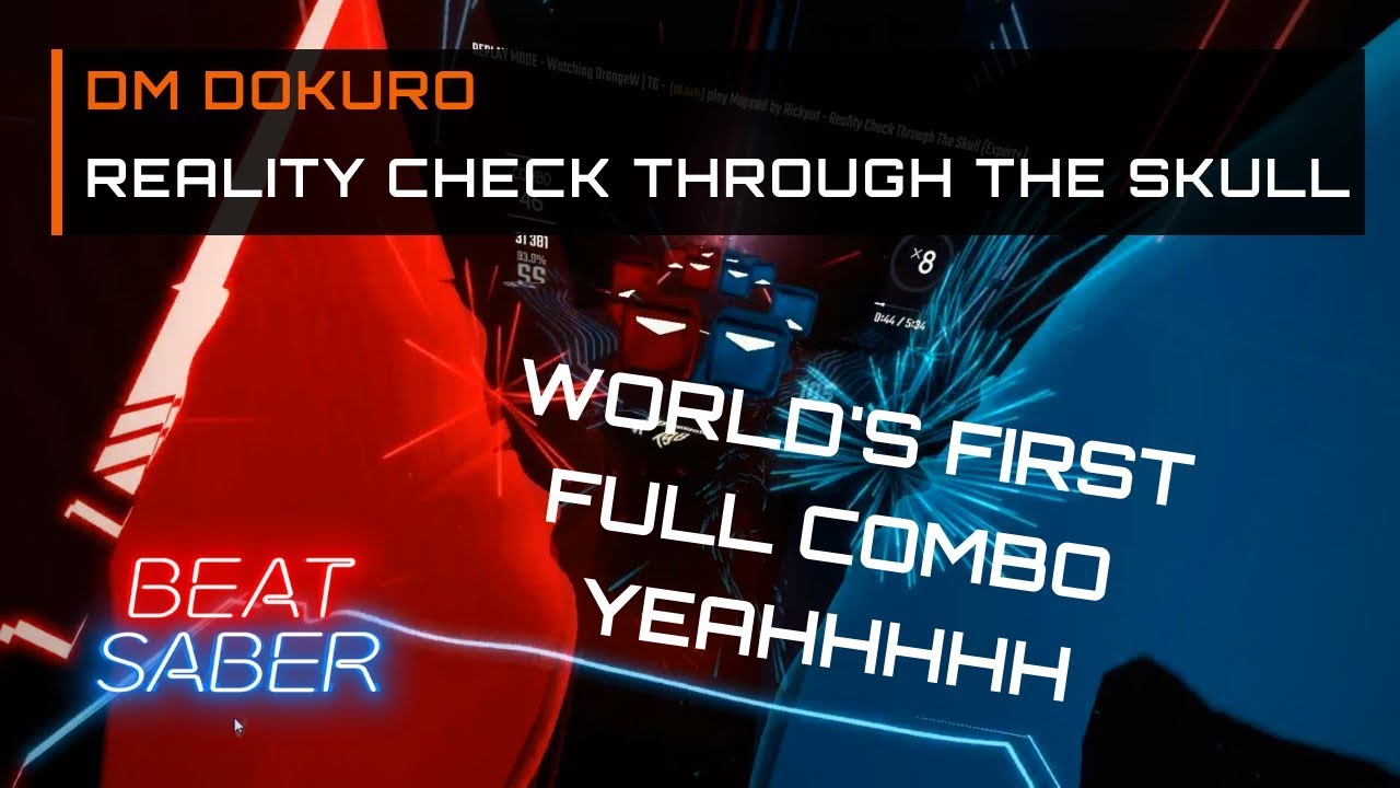 Download Reality Check Through The Skull FULL COMBO | Expert+ | Beat Saber