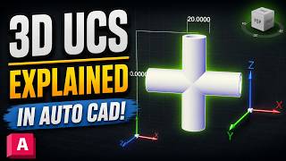 AutoCAD Trick: Design Simple Cross Pipe with UCS Like a Professional