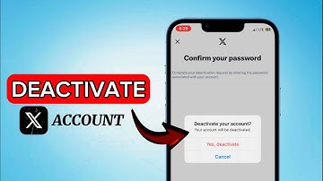 How To Deactivate X-(Twitter)Account?