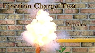 Ejection charge for a sugar rocket