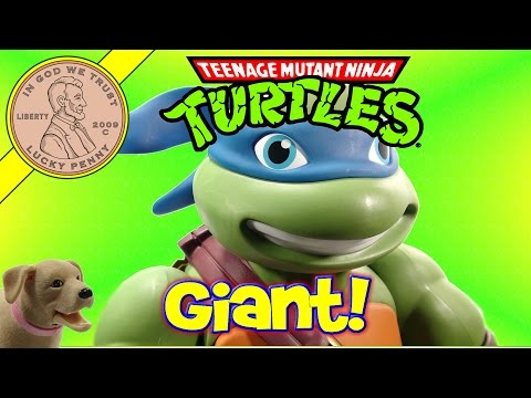 teenage mutant ninja turtles giant leonardo playset